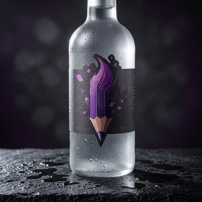 Logo mockup — Bottle