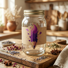 Logo mockup — Jar