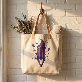 Logo mockup — Tote bag