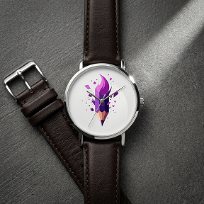Logo mockup — Watch face