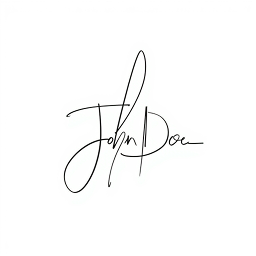 Monogram style specimen